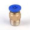 FLSUN 10PCS 3D Printer Pneumatic Connectors PC4-01 1.75MM PTFE Tube Quick Coupler J-Head Fittings Hotend Fit