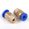 FLSUN 10PCS 3D Printer Pneumatic Connectors PC4-01 1.75MM PTFE Tube Quick Coupler J-Head Fittings Hotend Fit