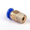 FLSUN 10PCS 3D Printer Pneumatic Connectors PC4-01 1.75MM PTFE Tube Quick Coupler J-Head Fittings Hotend Fit