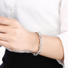 Ten Thousand Words Grape TO Bracelet Simple Geometry Silver Clasp Bracelet
