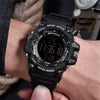 SANDA Men's Fashion Movement Waterproof LED Electronic Watches