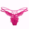 Sexy Panty Lady Embroidery Flower Transparent Alluring Thong