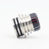Original YUHETEC 810 Tower Stainless Steel + Black Resin drip tip 2pcs