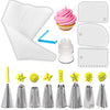 8 Nozzle Cake Butter Decoration Baking Tool Mouthwash Bag Converter Smear 14pcs
