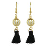 Colorful Fringes Tassel Cotton Dangle Earring
