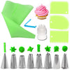 8 Nozzle Cake Butter Decoration Baking Tool Mouthwash Bag Converter Smear 14pcs