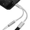 2 in 1 Nylon Braided USB 3.1 Type-C Charger and 3.5 mm Audio Headphone Jack Adapter Cable Converter