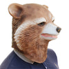 Halloween Cosplay Bear Latex Head Mask for Funny Party Show