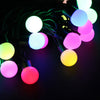 Jiawen Christmas Lights String 5m 50 LEDs RGB Holiday Ball  Light  AC 220V