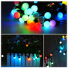 Jiawen Christmas Lights String 5m 50 LEDs RGB Holiday Ball  Light  AC 220V