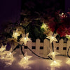 Christmas Outdoor Courtyard 50LED Solar Star Lights
