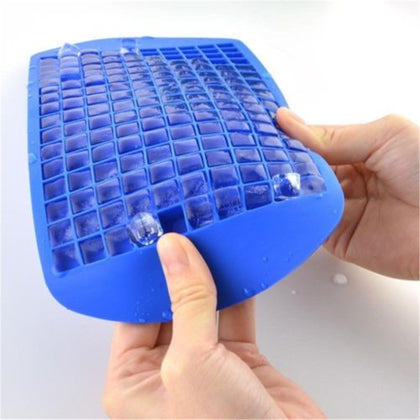 160 Grid Squares Mini Small Food Grade Silicone Ice Cube Tray