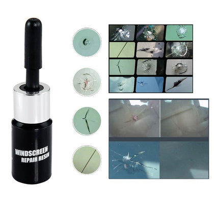 ZIQIAO Car Window Repair Tools Kits Windscreen Glass Scratch Crack Restore