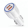 Dual USB Car Charger Quick  Charge 3.0 for IPhone/ Samsung /XIAO MI / HUA WEI