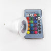 3W GU10 RGB LED Light Bulb Remote Control AC 85-265V