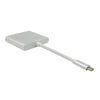 Type-C To HDMI 4K+USB 3.0+USB-C Converter Cable Charging Port Adapter