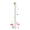 Flamingo Measure Height Gauge Sticker for Children'S Room Removable Wall Sticker