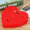 BRELONG 3D Warm White Kids Room  Night Light Christmas   Wedding Decorative 4.5V - Heart ( No Battery )