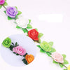 Halloween Glowing Headpiece Garland Flashing Lights Wreath LED Flower Crown