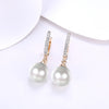 Zircon Drop Pearl Set Romantic Wind Earring Earring Clip