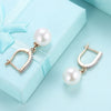 Zircon Drop Pearl Set Romantic Wind Earring Earring Clip