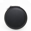 Black Bluetooth Handsfree Headset Case - Clamshell Style with Zipper Enclosure Inner Pocket