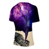 2018 New The Old Man Smoking Space 3D T-shirt