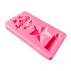 AK Christmas Candles Stars Snowflake Cake Decorating Silicone Moulds SM-502