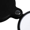 Handheld Folding Magnifying Glass Magnifier Loupe Reading for the Aged