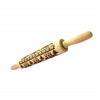Christmas Embossing Rolling Pin Baking Cookies Laser engraving Wooden Roller
