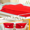 Removable Santa Red Hat Chair Covers Christmas Decorations Dinner Chair Xmas Cap