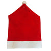 Removable Santa Red Hat Chair Covers Christmas Decorations Dinner Chair Xmas Cap