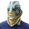 Halloween Cosplay Fish Men Latex Head Mask