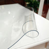 PVC Transparent Soft Glass Crystal Plate Plastic Tablecloth Table Mat