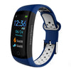 Q6s Touch Color Screen Heart Rate Monitoring Waterproof Smart Bracelet