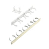 Wall Sticky Spice Bottles Gripper Organizer Storage Rack Kitchen Accessories