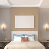 Modern Style Wall Lamp White Glass Indoor for Bedside Lamp Pathway Dining  Bedroom Living  Room