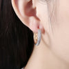 Zircon Earring Single Row Diamond Set Romantic Wind Earring Earring Clip