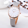 Fanteeda FD138 Women Classic Leather Band Quartz Wrist Watch