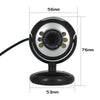 New USB 2.0 Digital HD Webcam Camera 30.0 Mega Pixels 6 LED Web Cam with Mic