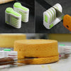 5 Layers DIY Cake Bread Cutter Leveler Slicer Set Cutting Fixator Tools