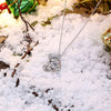A White Zircon Necklace for Christmas
