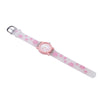 Cartoon Cherry Blossom 3D Silicone Strap Chilren Quartz Watch