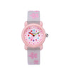 Cartoon Cherry Blossom 3D Silicone Strap Chilren Quartz Watch