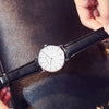 Brand Japanese Movement Men's Leather Strap Casual Business Waterproof Watch