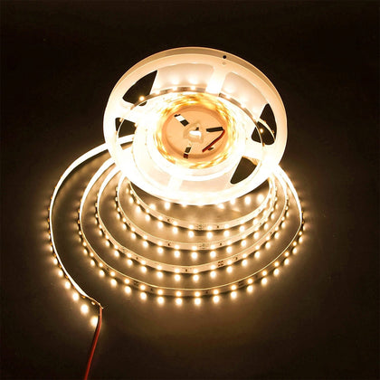 ZDM 5M 24W Non-Waterproof 2835 LED Light Strip and 12V/2A White EU Power Adapter