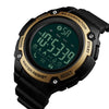 SKMEI Men Smart Sports Watch Calorie Pedometer Call Reminder Chronograph