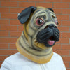 Halloween Mask Latex Masks Mask Bulldog Latex Caps Cartoon Cute Dog
