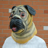 Halloween Mask Latex Masks Mask Bulldog Latex Caps Cartoon Cute Dog