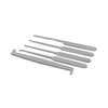 LOCKMALL 5-Piece Set Card Type Lock Pick Gun - Silver
